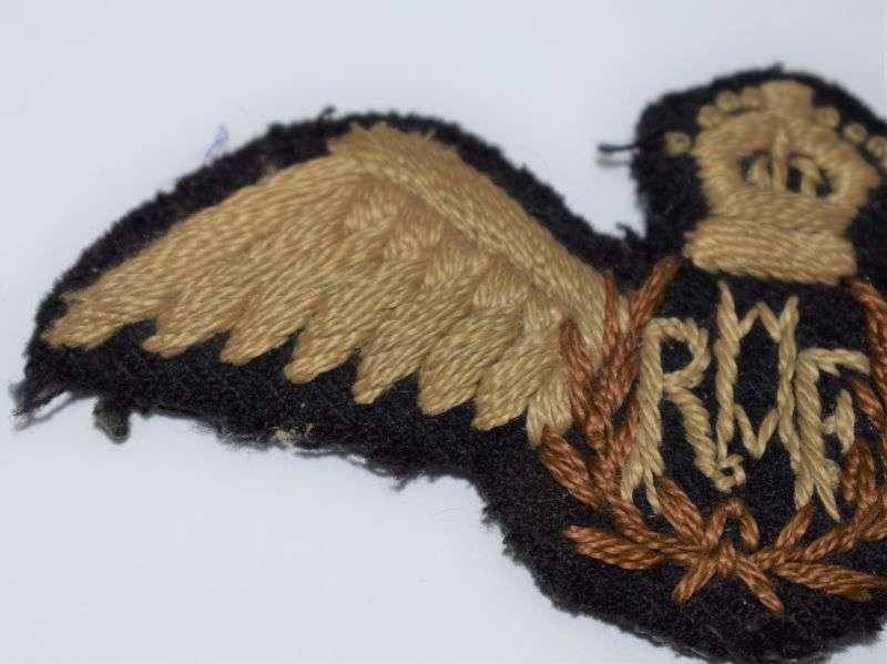 146) Lovely Original Early WW2 Uniform Removed RAF Pilots Wings — image 4
