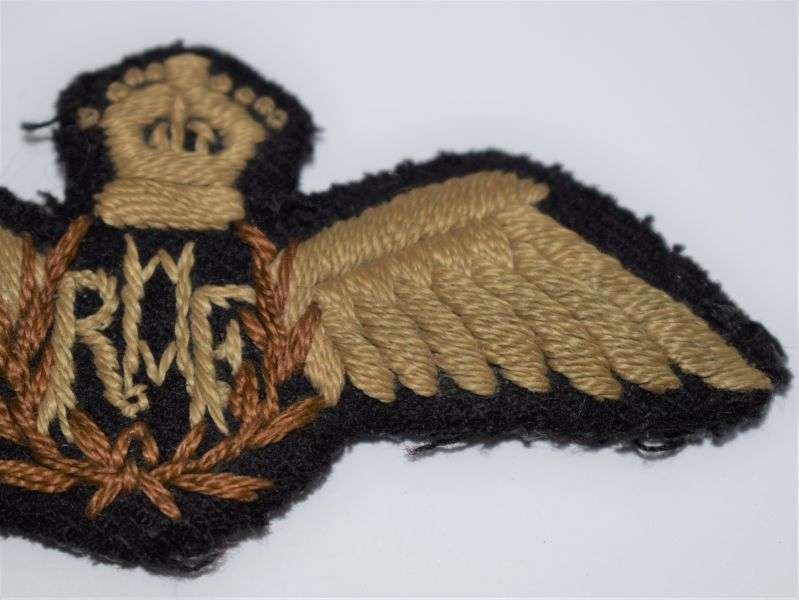 146) Lovely Original Early WW2 Uniform Removed RAF Pilots Wings — image 5
