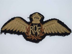 146) Lovely Original Early WW2 Uniform Removed RAF Pilots Wings