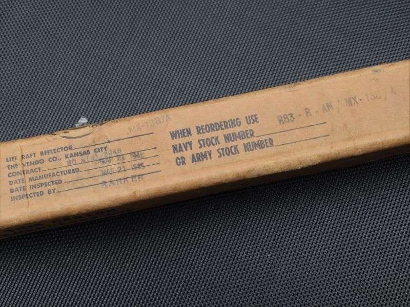 121) Mint Unissued Boxed WW2 USAAF & USN Vendo Life Raft Reflector 1945 — image 11