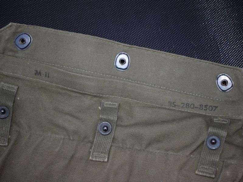 92) WW2, Korean War Vietnam? US Gas mask Bag Field Protective Mask M9A1 — image 3