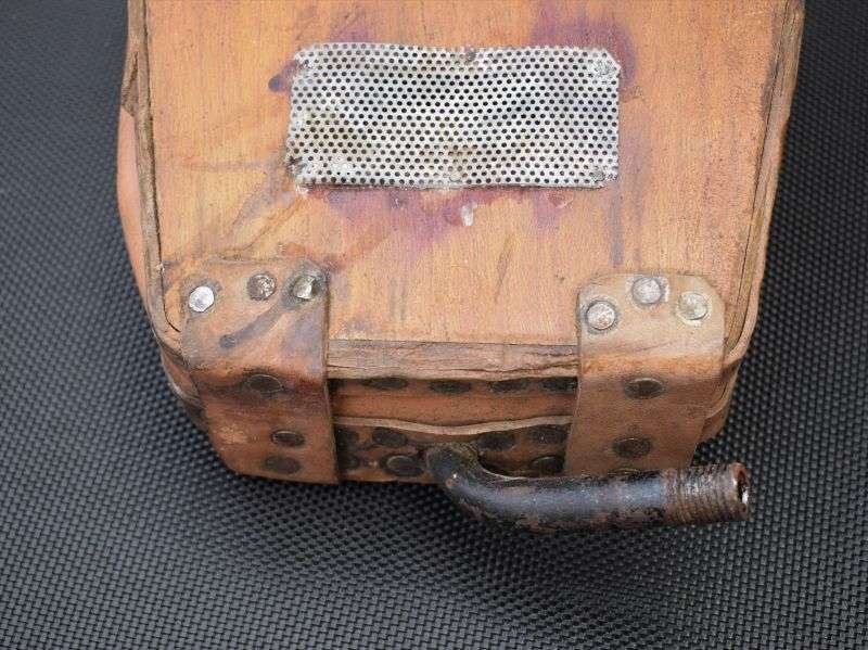 64) Excellent Original WW2 British Military Bellows Foot Pump Boat Pump Dated 1943 — image 8