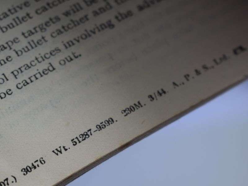 46) Original WW2 Home Guard Instruction No 64 Notes on Summer Training 1944 & Revised Range Courses — image 3