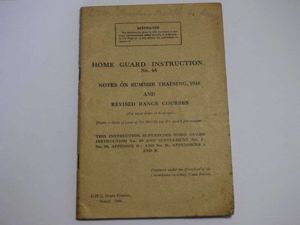 46) Original WW2 Home Guard Instruction No 64 Notes on …