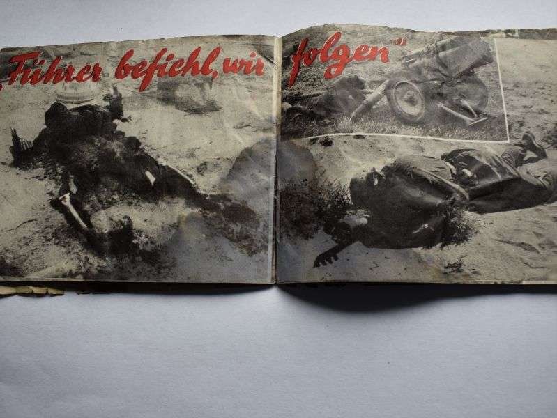 116) Tatty Damaged Early WW2 RAF Air Drop Booklet in German — image 5
