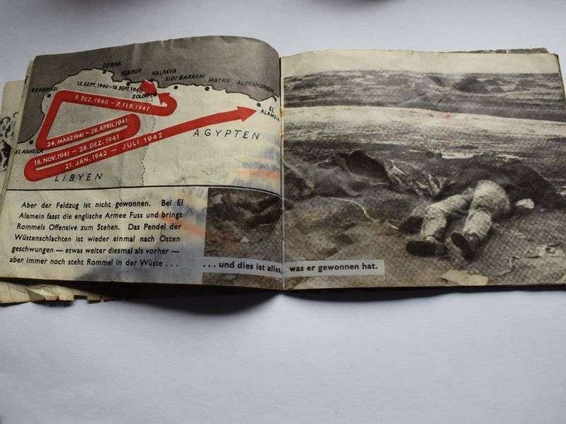 116) Tatty Damaged Early WW2 RAF Air Drop Booklet in German — image 7