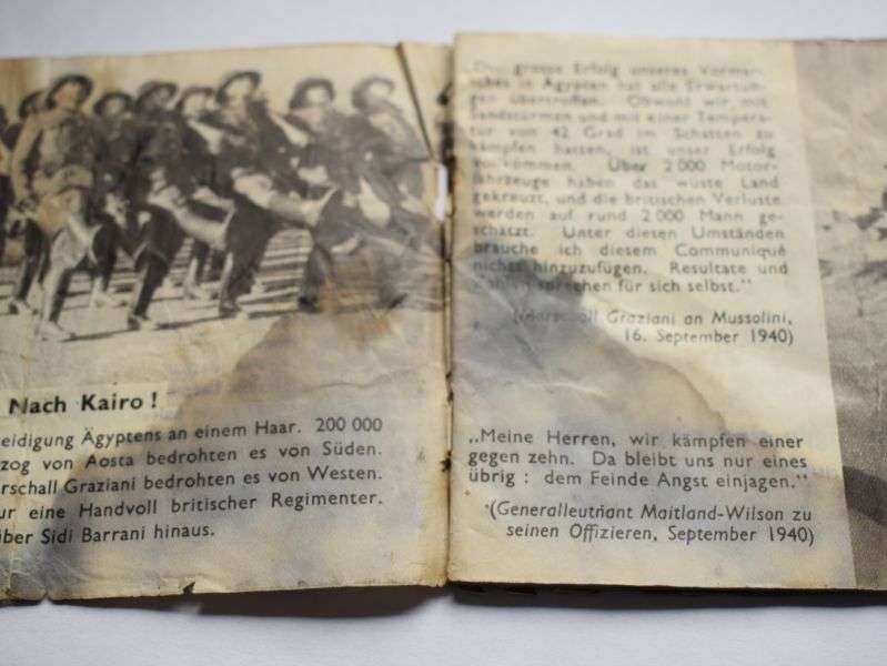 116) Tatty Damaged Early WW2 RAF Air Drop Booklet in German — image 8