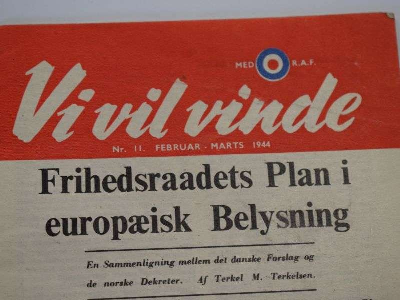 115) Original WW2 RAF Air Drop Booklet in Danish UD AT SE MED D.S.B. Dropped over Denmark 1944 — image 5