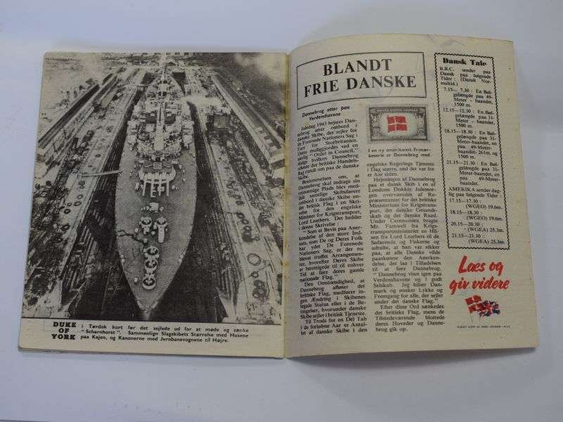 112) Original WW2 RAF Air Drop Booklet in Danish Dropped over Denmark 1944 — image 4