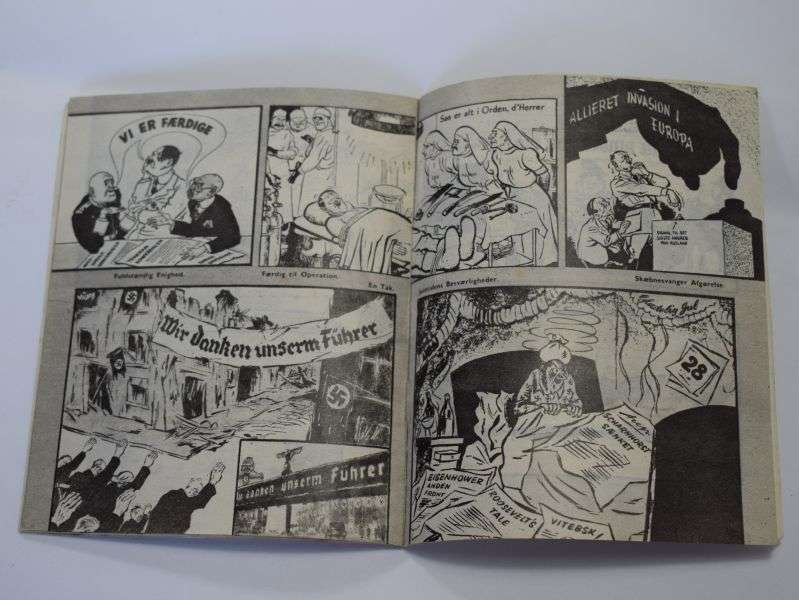 112) Original WW2 RAF Air Drop Booklet in Danish Dropped over Denmark 1944 — image 5