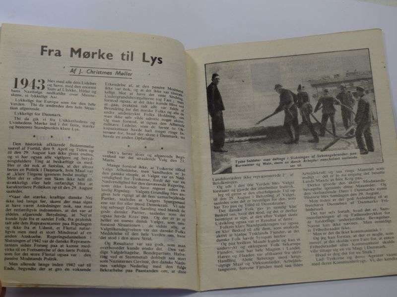 112) Original WW2 RAF Air Drop Booklet in Danish Dropped over Denmark 1944 — image 7