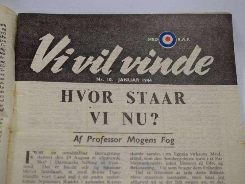 112) Original WW2 RAF Air Drop Booklet in Danish Dropped over Denmark 1944 — image 8