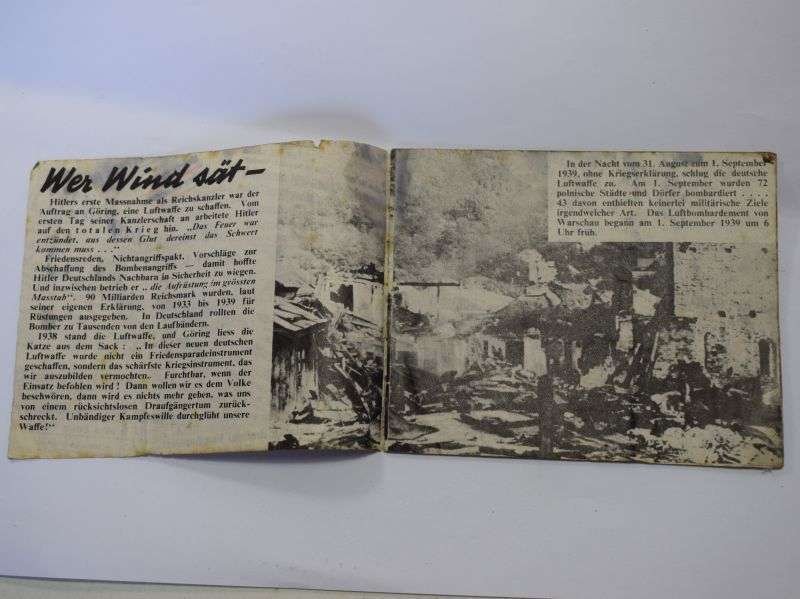 111) Original WW2 RAF Air Drop Booklet Totaler Krieg Dropped over Germany 1943 — image 10