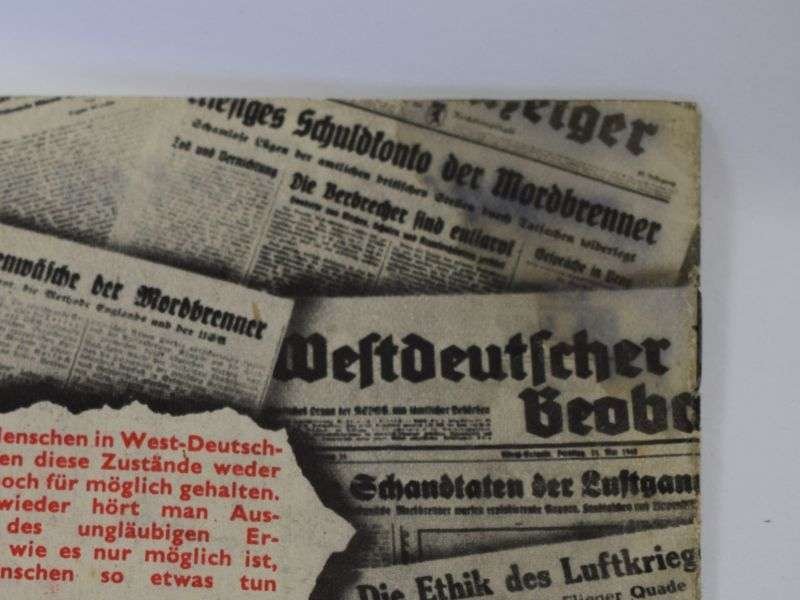 111) Original WW2 RAF Air Drop Booklet Totaler Krieg Dropped over Germany 1943 — image 3