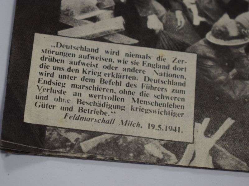 111) Original WW2 RAF Air Drop Booklet Totaler Krieg Dropped over Germany 1943 — image 4