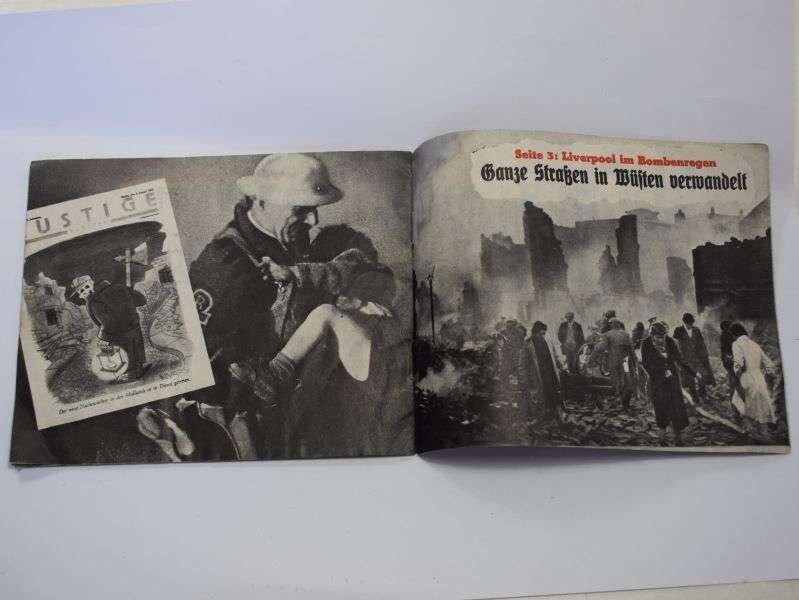 111) Original WW2 RAF Air Drop Booklet Totaler Krieg Dropped over Germany 1943 — image 6