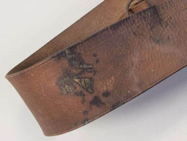 96) Excellent Original As Found Pre WW1 Church Lads Brigade Cross Belt & Pouch — image 10