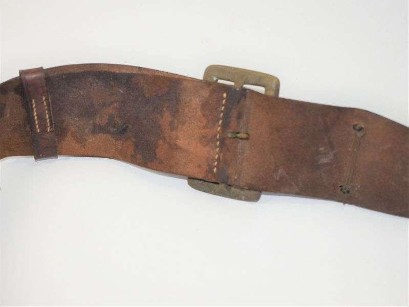 96) Excellent Original As Found Pre WW1 Church Lads Brigade Cross Belt & Pouch — image 2