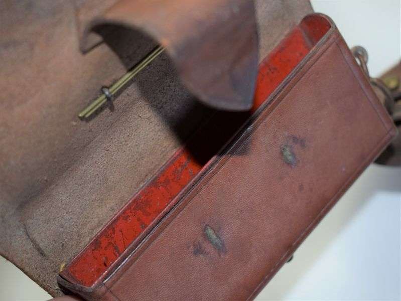 96) Excellent Original As Found Pre WW1 Church Lads Brigade Cross Belt & Pouch — image 6