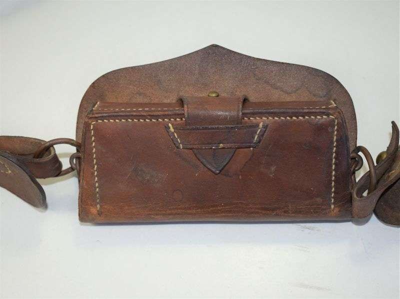 96) Excellent Original As Found Pre WW1 Church Lads Brigade Cross Belt & Pouch — image 7