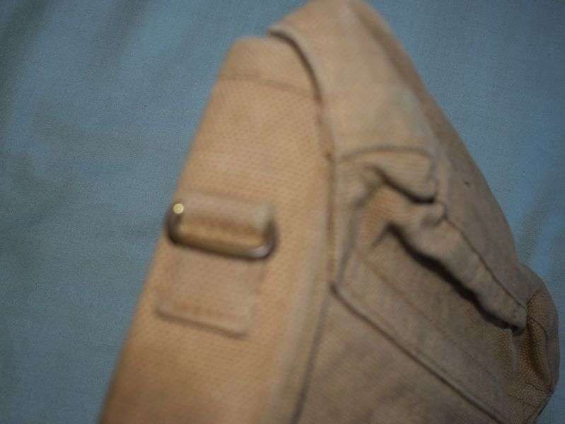 85) Good Clean WW2 Pattern Korean War Khaki Web Signals Satchel MECo 1953 — image 4