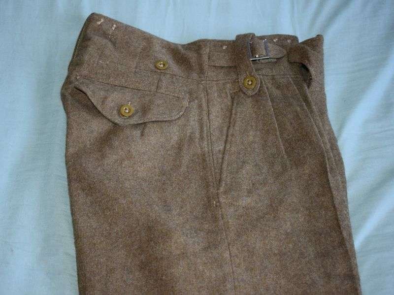 78) Good Original British Army 1949 Pattern Battledress Trousers 1955 — image 11