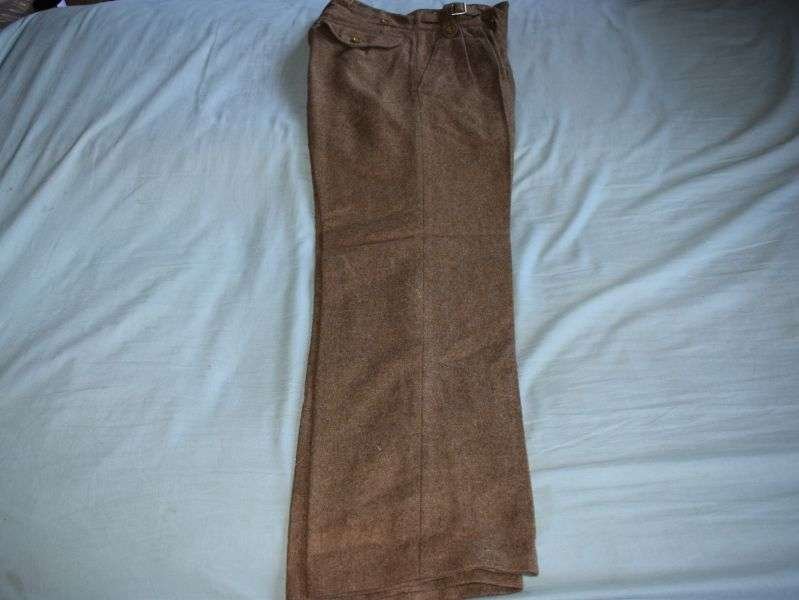 78) Good Original British Army 1949 Pattern Battledress Trousers 1955 — image 12