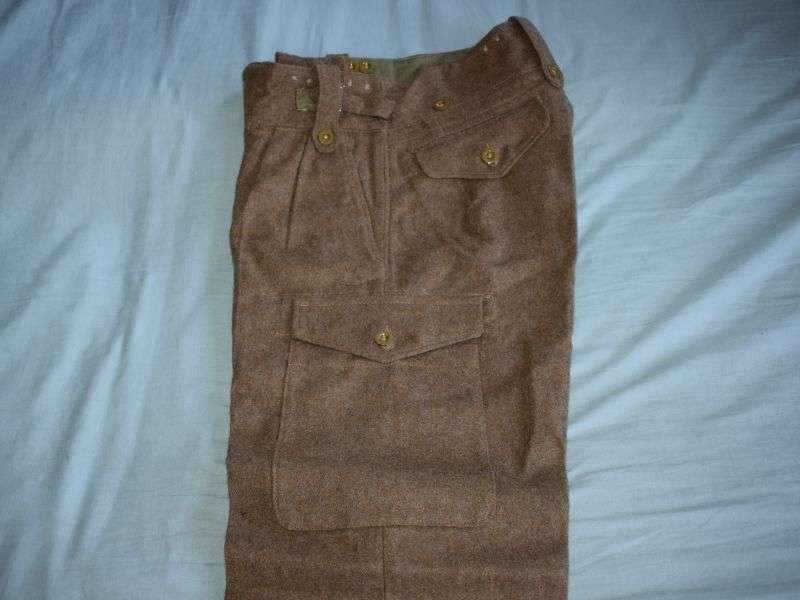 78) Good Original British Army 1949 Pattern Battledress Trousers 1955 — image 13