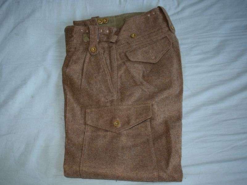 78) Good Original British Army 1949 Pattern Battledress Trousers 1955 — image 2