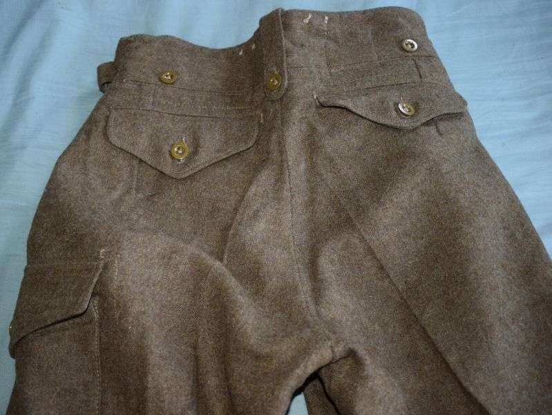 78) Good Original British Army 1949 Pattern Battledress Trousers 1955 — image 7