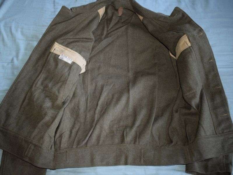 71) Good Original Unissued Australian Made Battledress Blouse 1944 — image 10