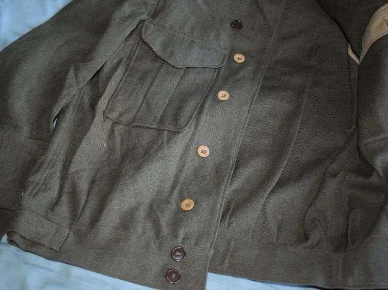 71) Good Original Unissued Australian Made Battledress Blouse 1944 — image 12