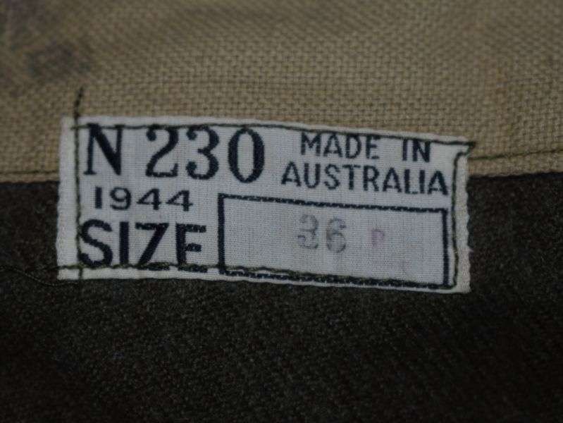 71) Good Original Unissued Australian Made Battledress Blouse 1944 — image 8