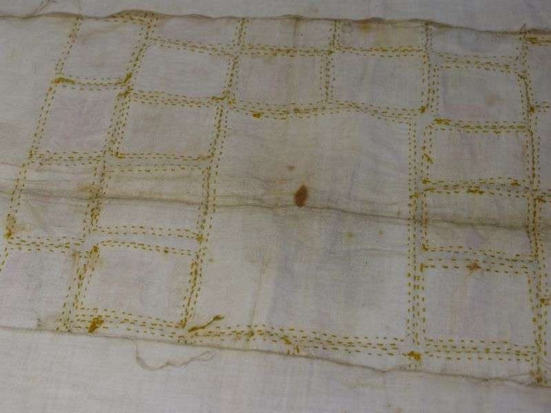 21) Patriotic WW1 Silk Cigarette Card Small Table Cloth? — image 2