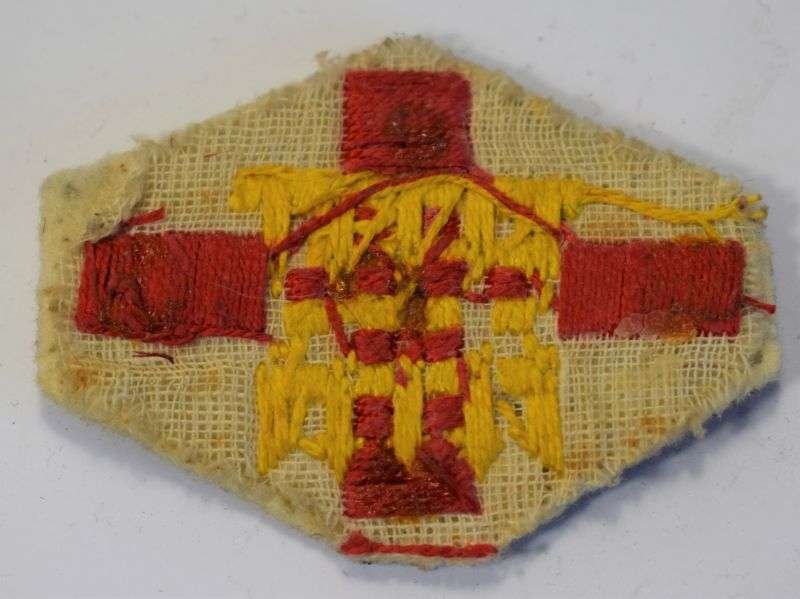 29) WW2 British Army Home Counties Brigade Cloth Badge — image 2