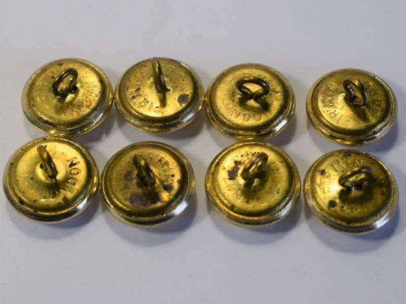 23) Excellent Post WW2 Royal Military Police Collar Badges & Buttons — image 2