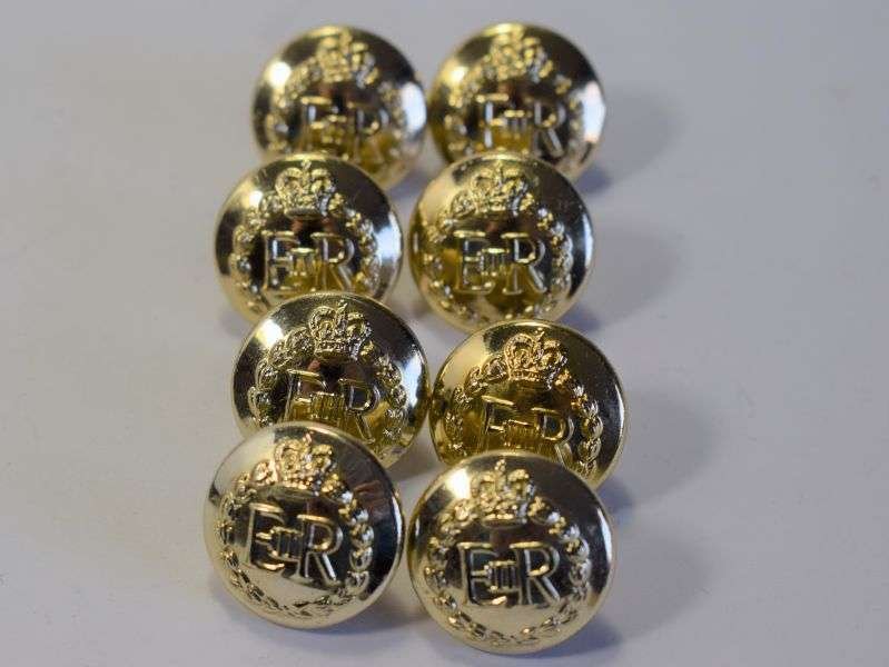 23) Excellent Post WW2 Royal Military Police Collar Badges & Buttons — image 3