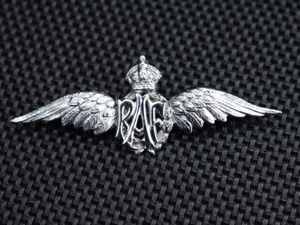 84) Excellent Original 1930s-WW2 RAF Wings Sweetheart Brooch