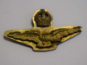 111) Excellent Original WW2 RAF Officers Field Service Cap 2 …