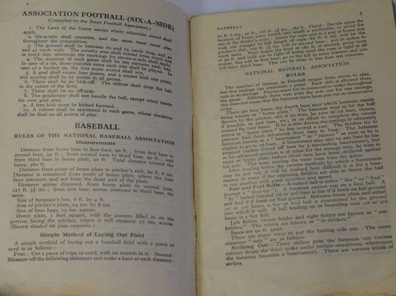 63) WW2 British Army Pamphlet Small Side Team Games & Tabloid Sports — image 3