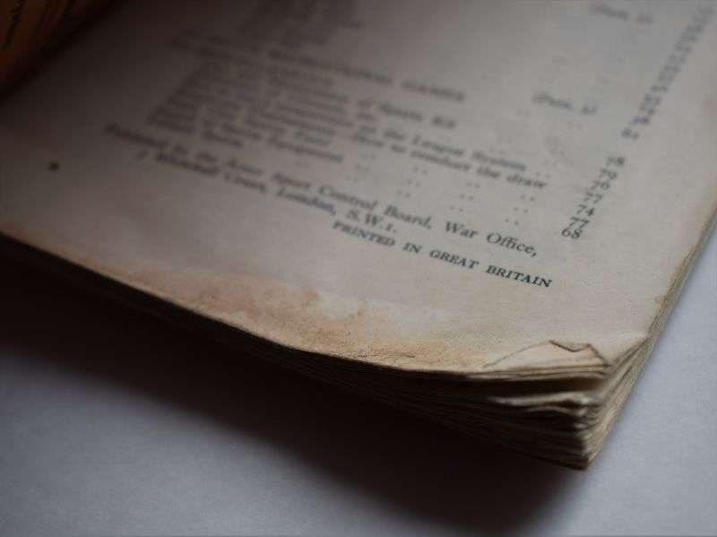 63) WW2 British Army Pamphlet Small Side Team Games & Tabloid Sports — image 9