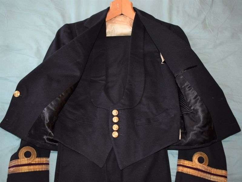 83) Excellent Early WW2 Royal Navy Officers Dress Uniform Surgeon Lieutenant March 1939 — image 23