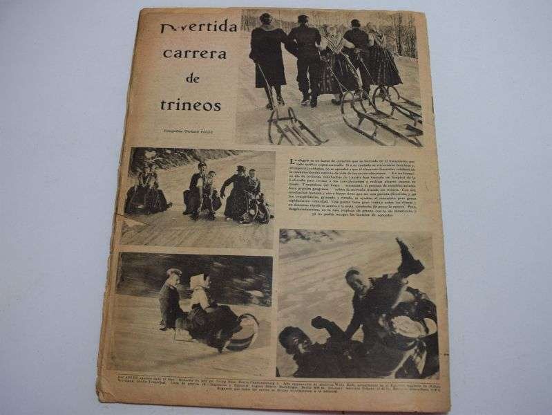 90) Original WW2 German Luftwaffe Adler Magazine in Spanish 8th February 1944 — image 3