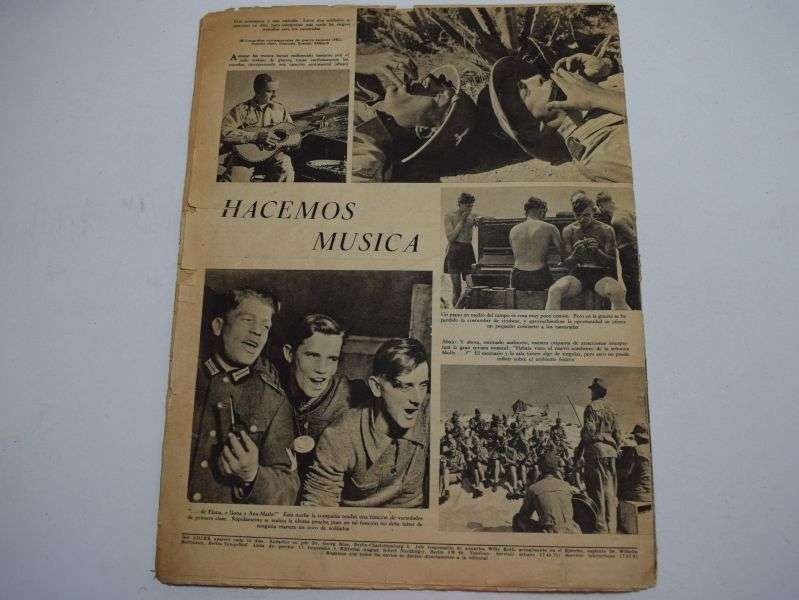 89) Original WW2 German Luftwaffe Adler Magazine in Spanish 2nd May 1944 — image 2