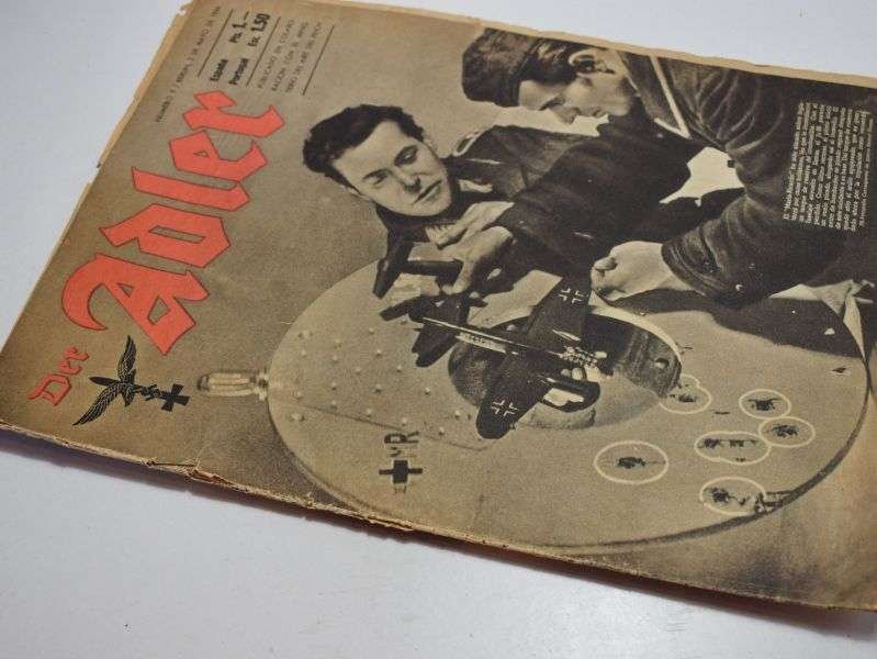 89) Original WW2 German Luftwaffe Adler Magazine in Spanish 2nd May 1944 — image 4