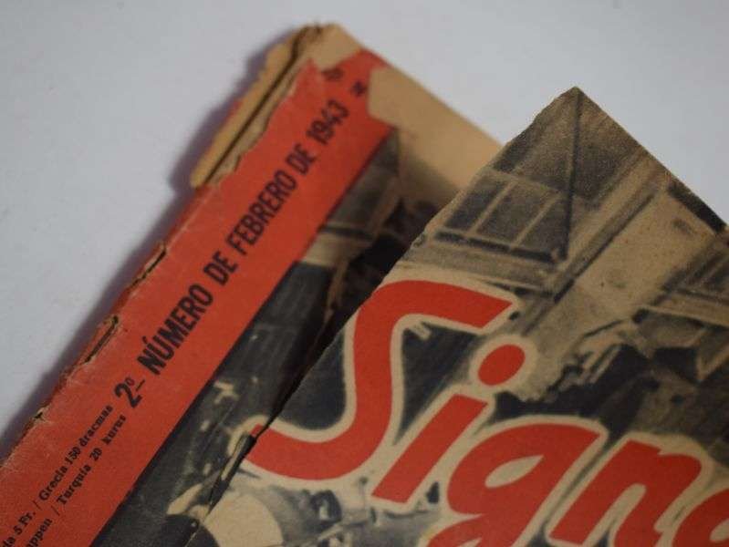 93) Original WW2 German Army Signal Magazine in Spanish 2nd February 1943 — image 2