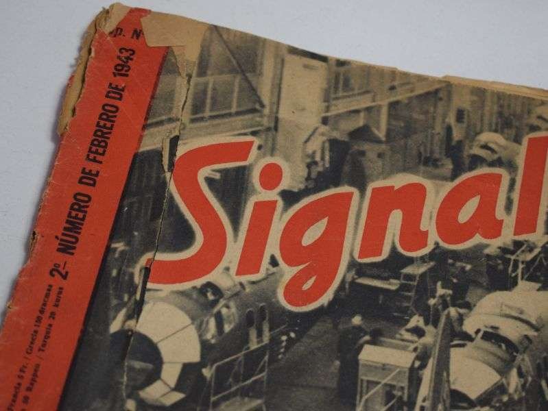 93) Original WW2 German Army Signal Magazine in Spanish 2nd February 1943 — image 9
