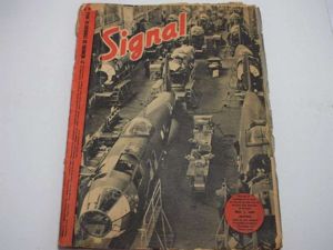 93) Original WW2 German Army Signal Magazine in Spanish 2nd …