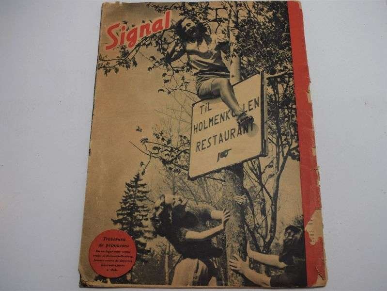 94) Original WW2 German Army Signal Magazine in Spanish 1st April 1943 — image 3