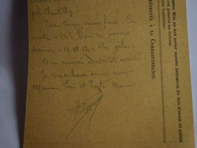 97) Good Original French Army Postcard Dated January 1917 — image 2